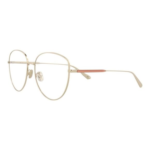 Dior Womens Round/Oval Gold Gold Transparent Fashion Designer Eyewear - Picture 1 of 4